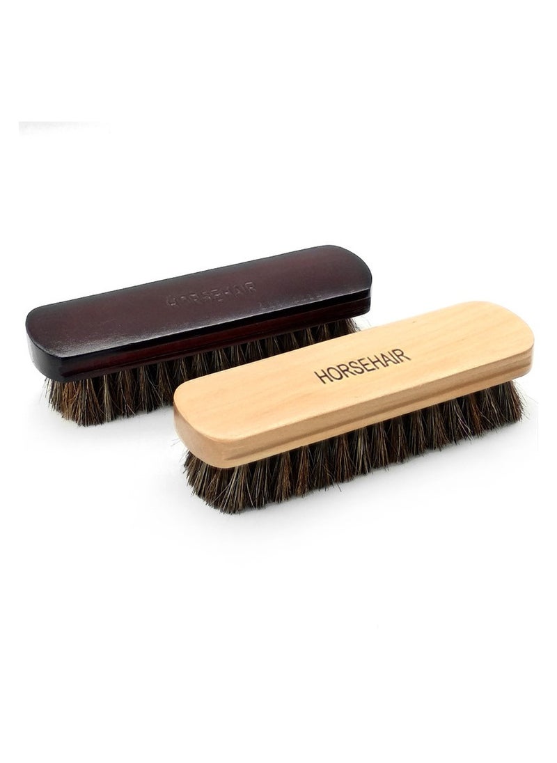 EBMINI New Household Large-Sized Horsehair Shoe Brush  - Image 1
