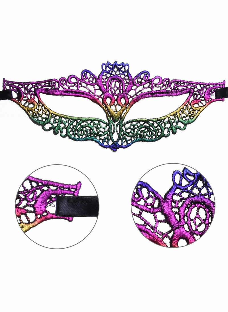SYOSI Masquerade Masks Bulk Lace Mask, 20 Pieces Women Venetian Mask for Party Ball - Image 2