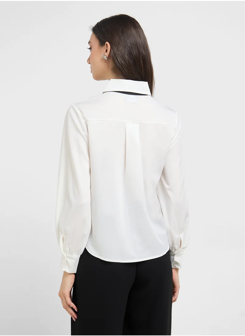 ايلا Top With Tie Up Detail
