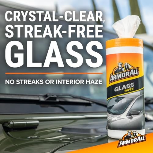 Armor All Car Interior Value Pack 60 Count Glass Wipes and Protectant Wipes - Image 3