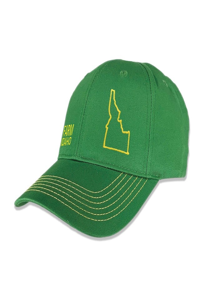 John Deere Toddler Farm State Pride State Outline Youth Children's Full Twill Hat, Idaho - Image 3