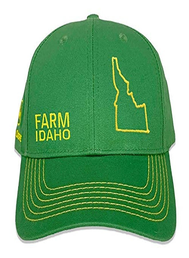 John Deere Toddler Farm State Pride State Outline Youth Children's Full Twill Hat, Idaho - Image 4