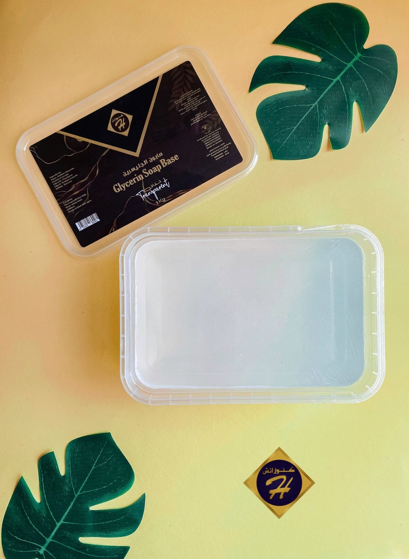 Kunooz H Kunuz H White Raw Glycerin Soap - Perfect Soap Base for Skin Care and Handmade Soap Making - Image 1