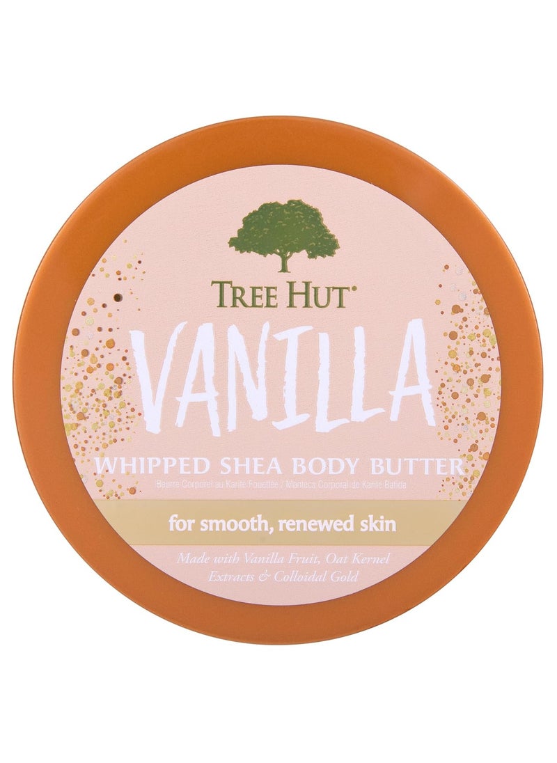 Tree Hut - Tree Hut Vanilla Whipped Shea Body Butter | Long-lasting Hydration Leaves Skin Feeling Soft & Moisturized | Lightweight | Nourishing Essential Body Care | 8.4 fl oz. - Image 1