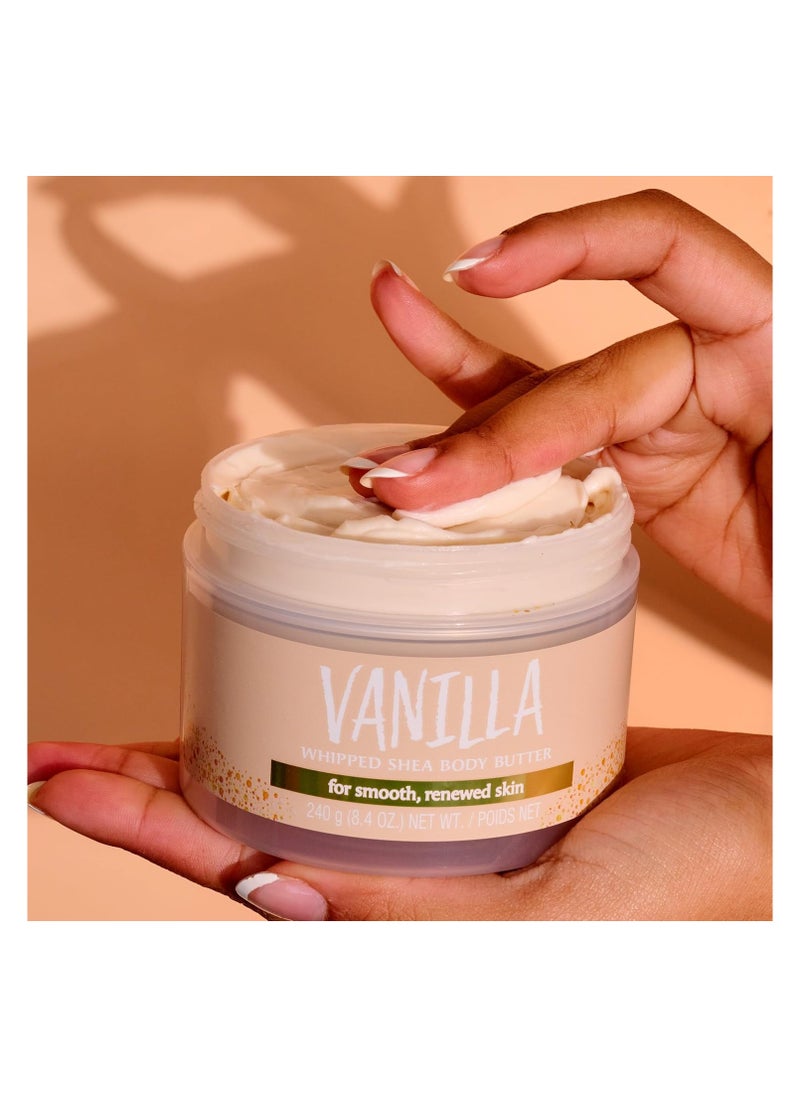Tree Hut - Tree Hut Vanilla Whipped Shea Body Butter | Long-lasting Hydration Leaves Skin Feeling Soft & Moisturized | Lightweight | Nourishing Essential Body Care | 8.4 fl oz. - Image 1