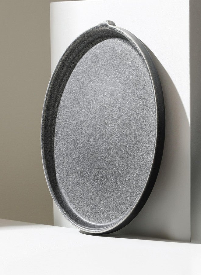 Stone Lain Bao 4-Piece Salad Plate Set Stoneware, Charcoal - Image 2
