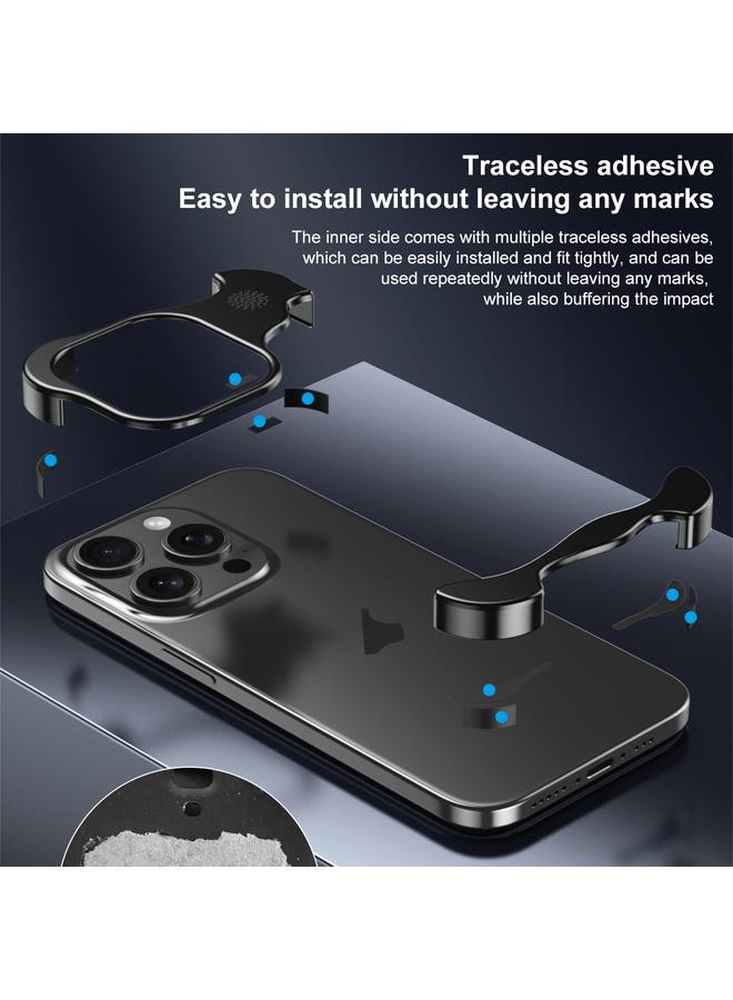 اس-توب جراب لهاتف iPhone 13 Pro Max مصنوع من سبائك عطري بدون إطار - Image 4