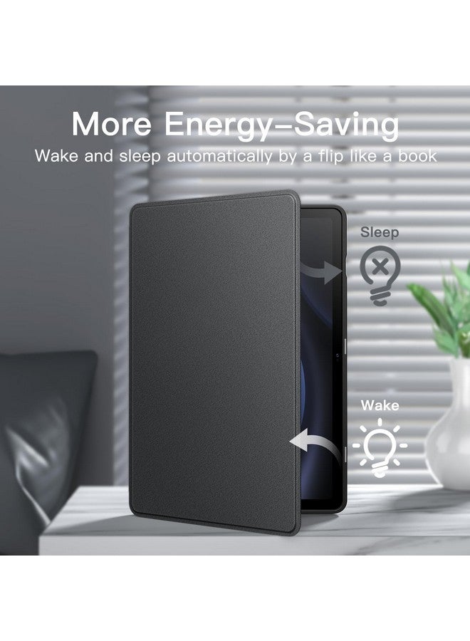 JETech Case for Samsung Galaxy Tab S9 FE+ / S9 FE Plus 12.4-Inch with S Pen Holder, Slim Folio Stand Protective Tablet Cover, Multi-Angle Viewing (Black) - Image 4