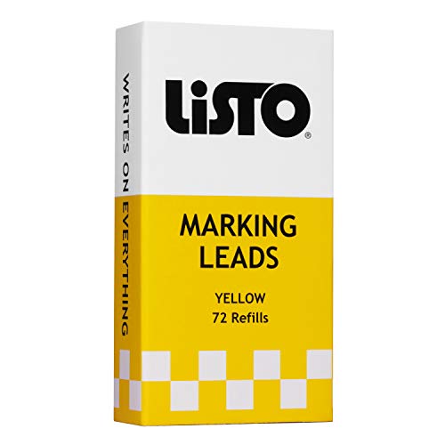 Listo Pencil Company - Refill Marking Lead, Yellow, 72 count - Image 1