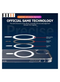 FITIT FITIT CLEAR Magnetic Magsafe CASE 6.1" For IPHONE 13 Pro  - Image 4