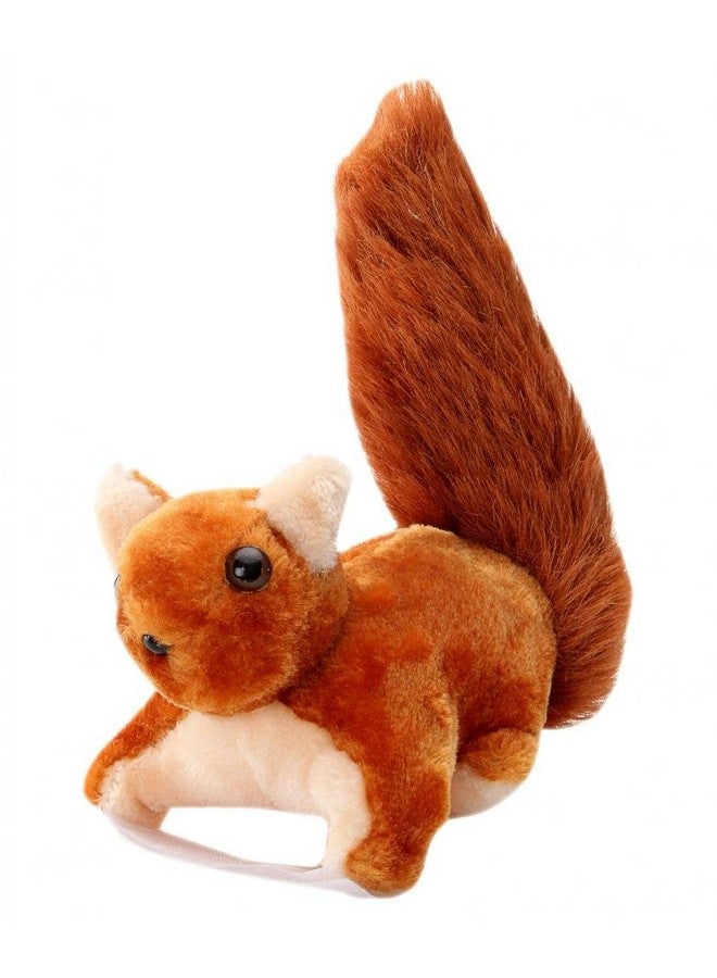 Tickles Tickles 1 Pcs Squirrel Curtain Holder Soft Plush Toy Curtain Tiebacks Holder Clip for Children Living Room Decoration Accessories Window Curtain Decorations (Color: Brown Size: 20 cm) - Image 3