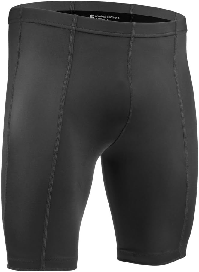 AERO|TECH|DESIGNS | Men's Pro Compression Shorts | Black Spandex Unpadded Shorts | Tall and Regular - Image 1