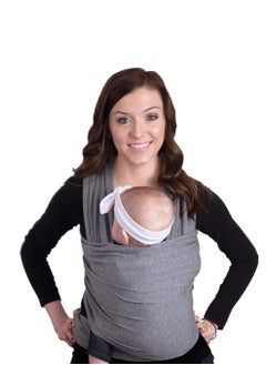 Baby Wrap Carrier Nursing Cover Blanket for Newborn and Infant Gray - pzsku/Z59F4497AD7628B6D782FZ/45/_/1699495963/f7386678-1a11-4a6a-b918-424babbbc0e8