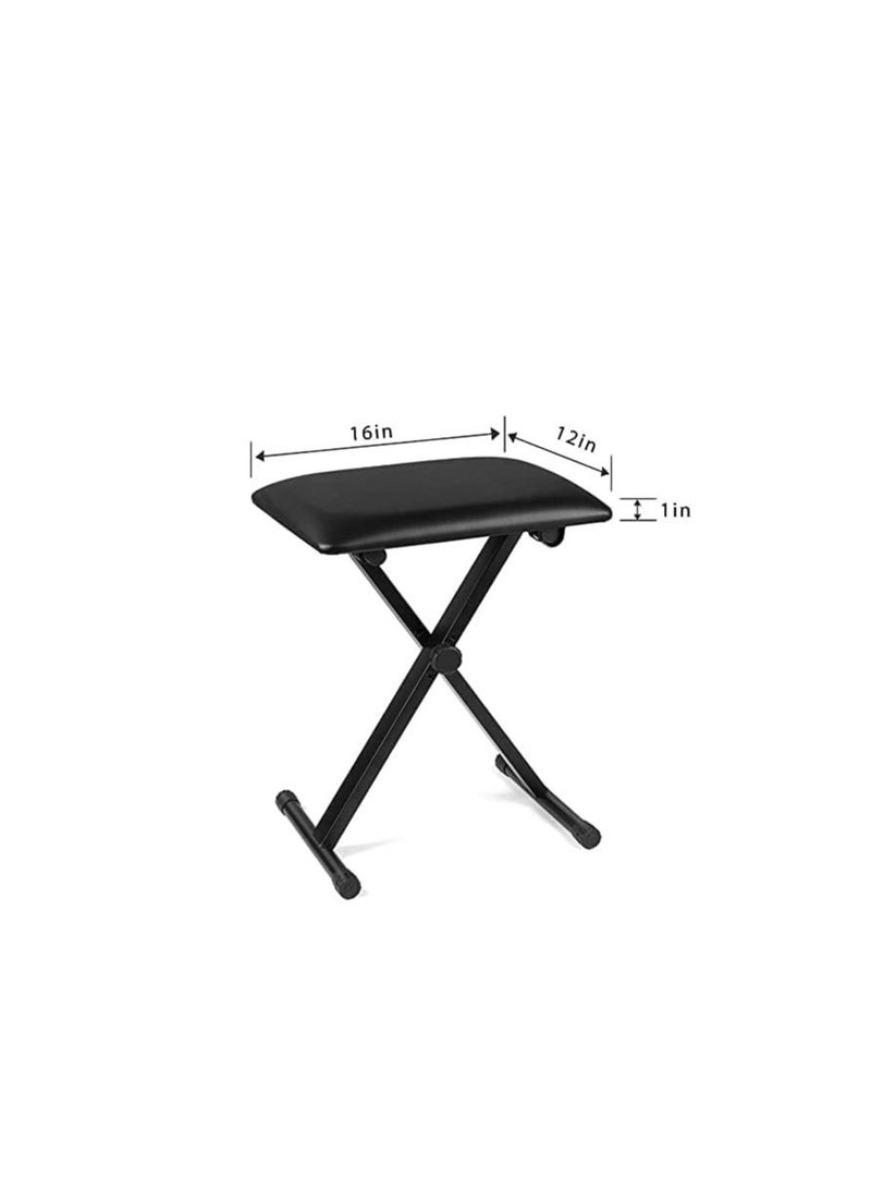 ميغاريا MegArya Single X Keyboard Stand with Piano X Bench - Image 5