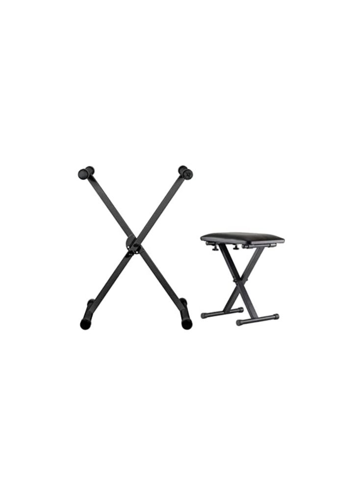 ميغاريا MegArya Single X Keyboard Stand with Piano X Bench - Image 2