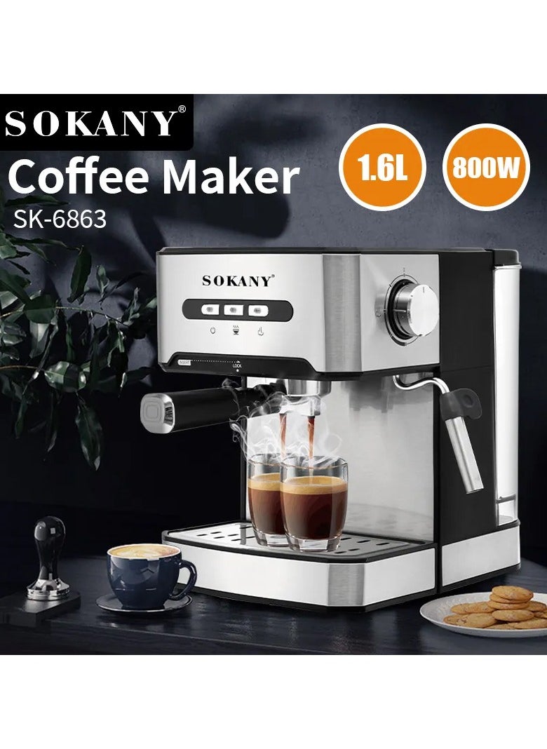 sokany - Coffee Maker Machine Automatic Coffee Capsule Machine Maker Capsule Coffee Maker Machine Smart Coffee Maker Machine - Image 1