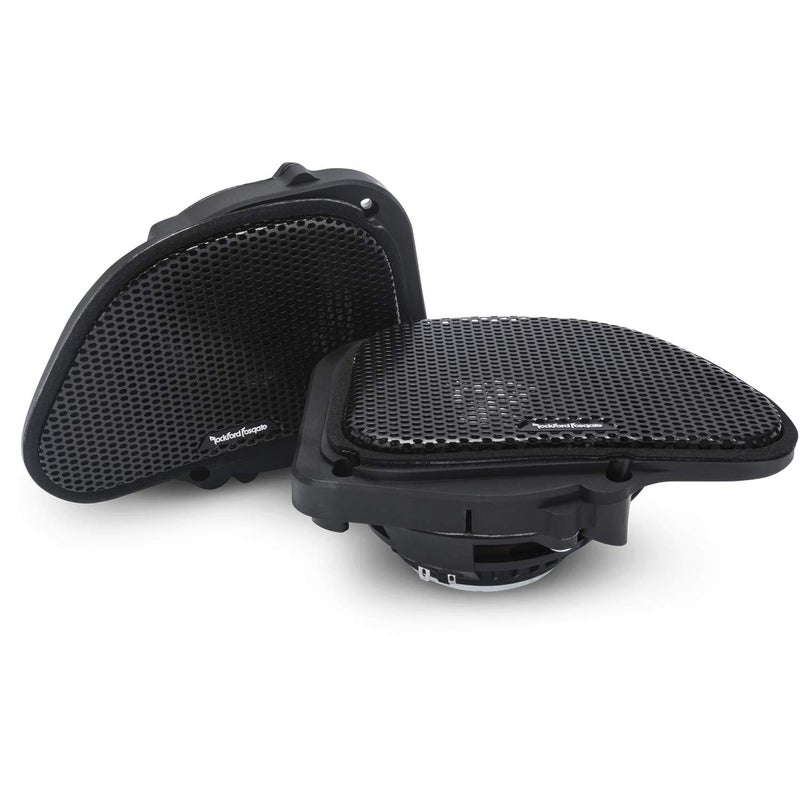 Rockford Fosgate TMS6RG Power 6.5" Full Range Fairing Speaker Replacements/Upgrade (Pair) for Harley-Davidson Road Glide – Black (1998-2013) - Image 4