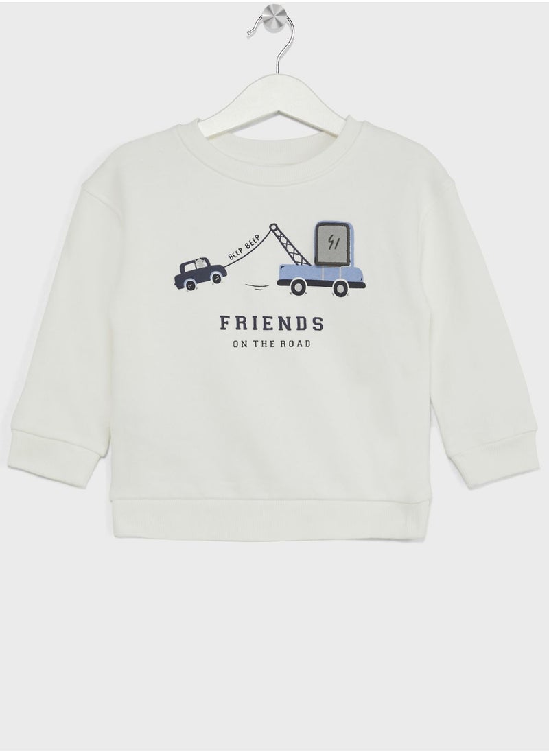 MANGO - Kids Printed Sweatshirt - Image 1