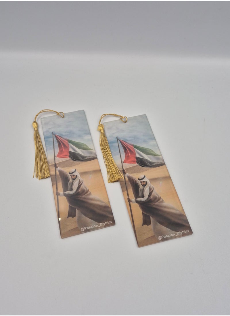 Passion District Acrylic bookmark set of 2pcs for Reading Lovers  - Image 1