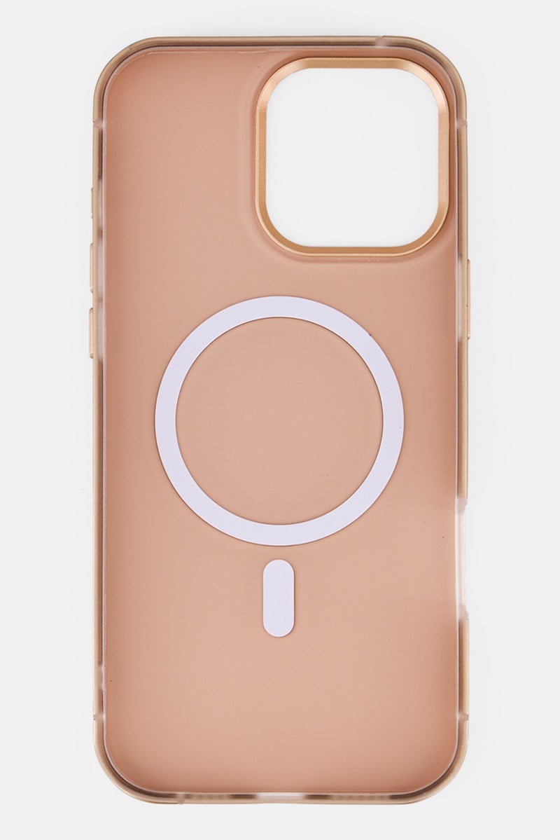 LEVELO iPhone 16 Pro Max Magsafe Compatible Silicone Case, Dusty Pink - Image 3