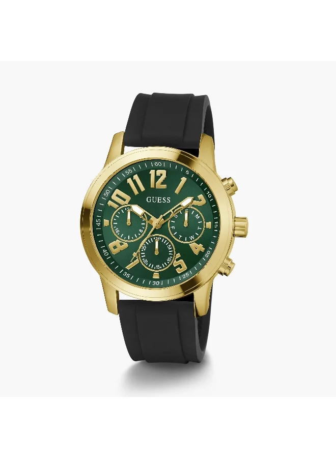 جس Gw0708G2 Guess Men's Black Chronograph Watch