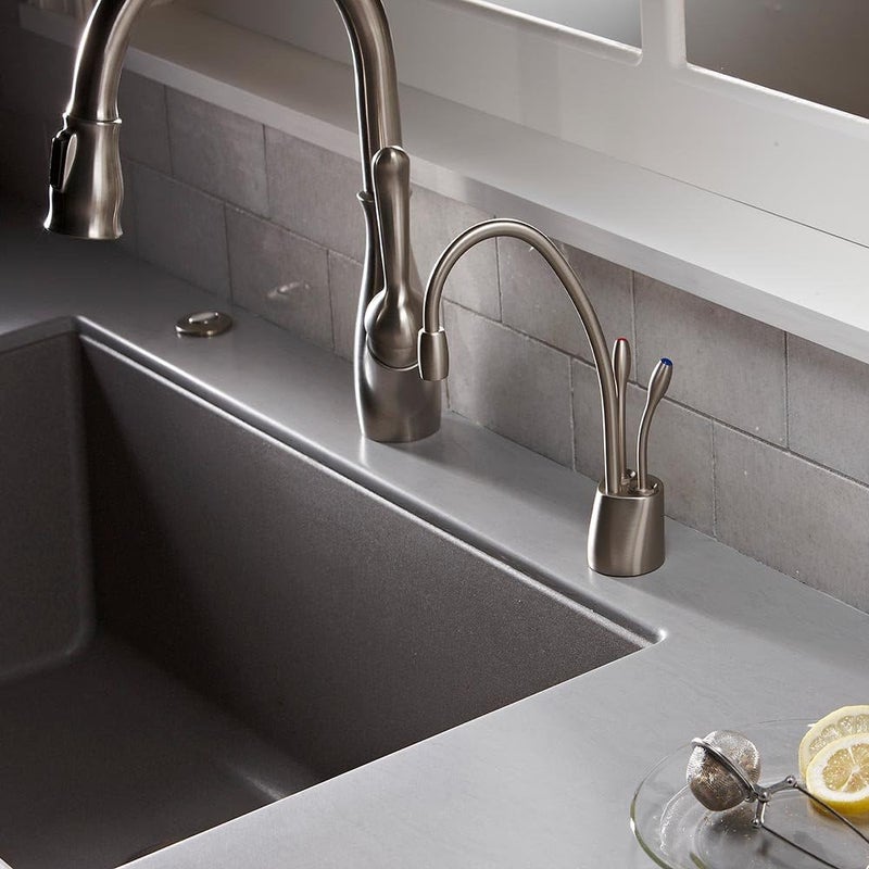 insinkerator InSinkErator Contemporary Instant Hot and Cold Water Dispenser Faucet Satin Nickel FHC1100SN  - Image 5