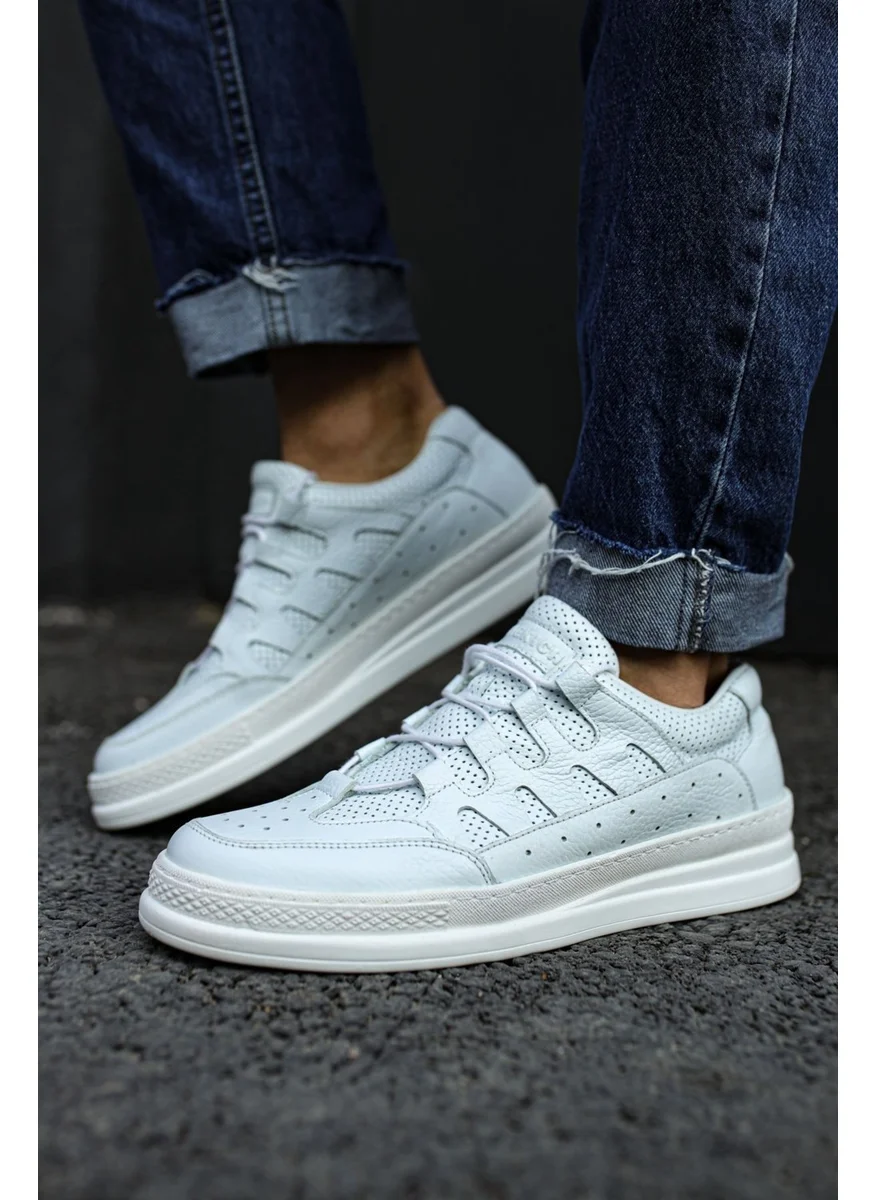 Chekich CH040 Dbt C-Rey Leather Men's Shoes White