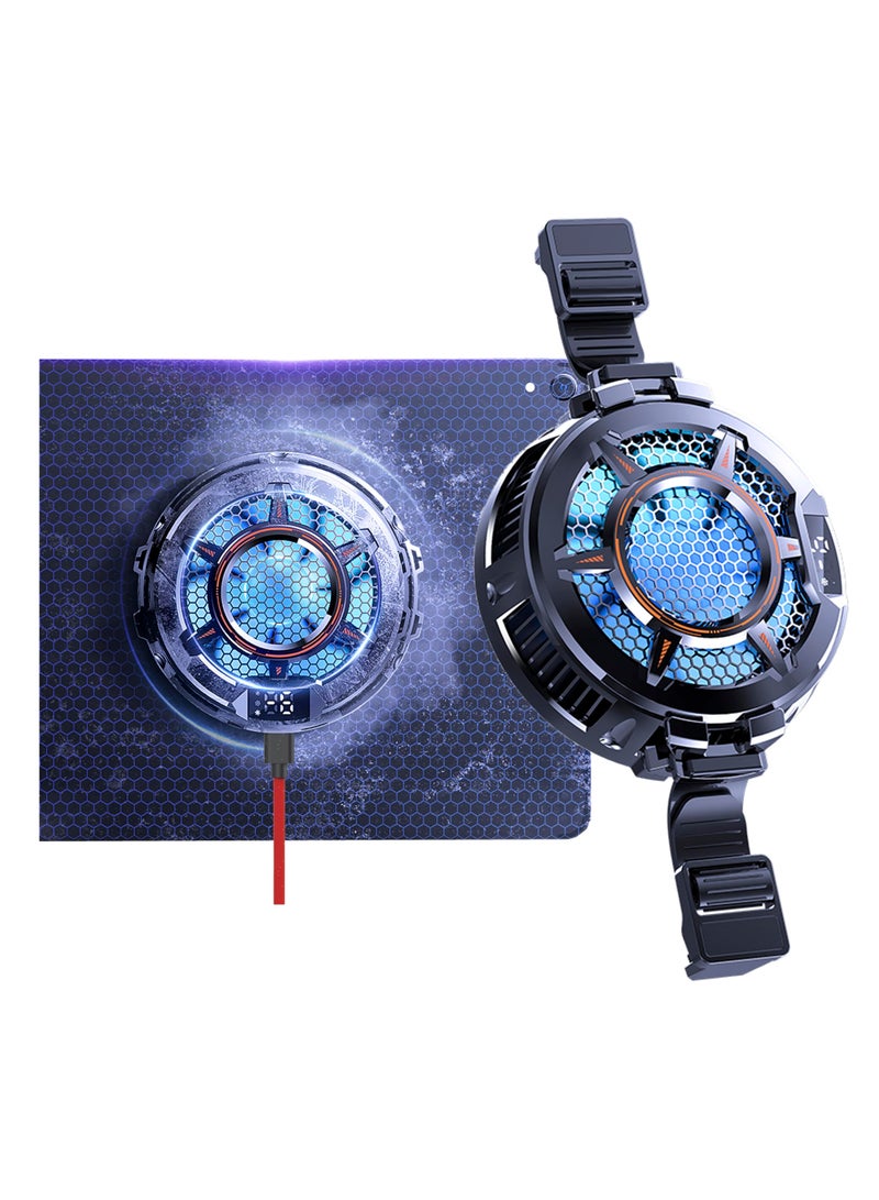 SYOSI Tablet Cooler iPad Cooler with Temperature Display TEC Semiconductor Radiator and 3 Gear Cooling Adjustment Compatible Magsafe Magnetic Tablet Cooler  for iPad Surface Pro Samsung Tab Steam Deck - Image 1