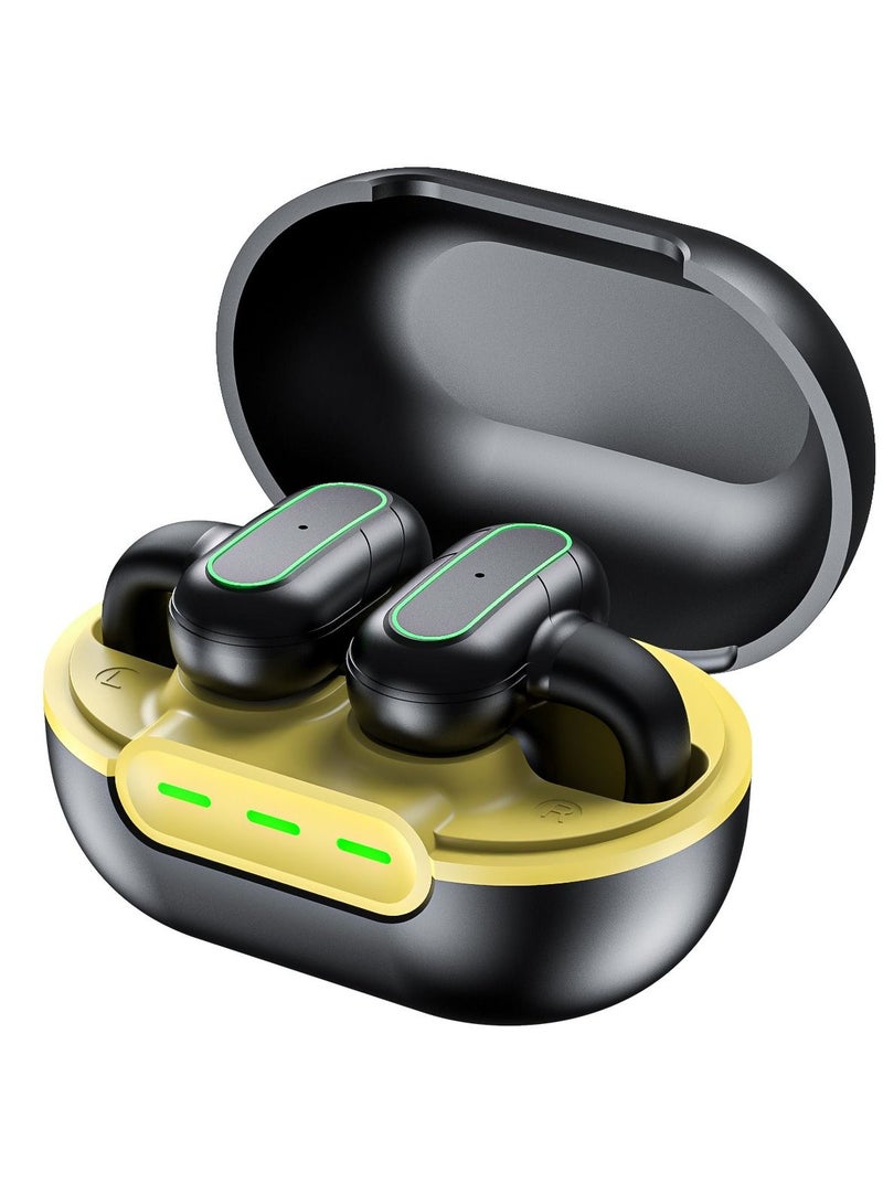 NIBEMINENT Ear Clip Bone Conduction Earbuds Open Ears Headphones Elegant  - Image 1