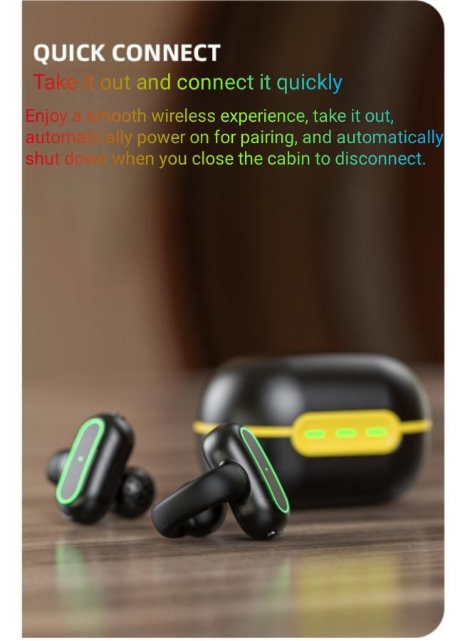 NIBEMINENT Ear Clip Bone Conduction Earbuds Open Ears Headphones Elegant  - Image 2