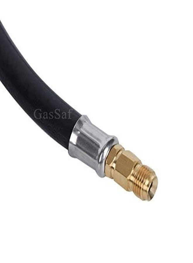 GasSaf 18inch RV Pigtail Propane Hose QCC1 Connector with Acme and a 1/4'' Inverted Male Flare(2 Pack) - Image 5
