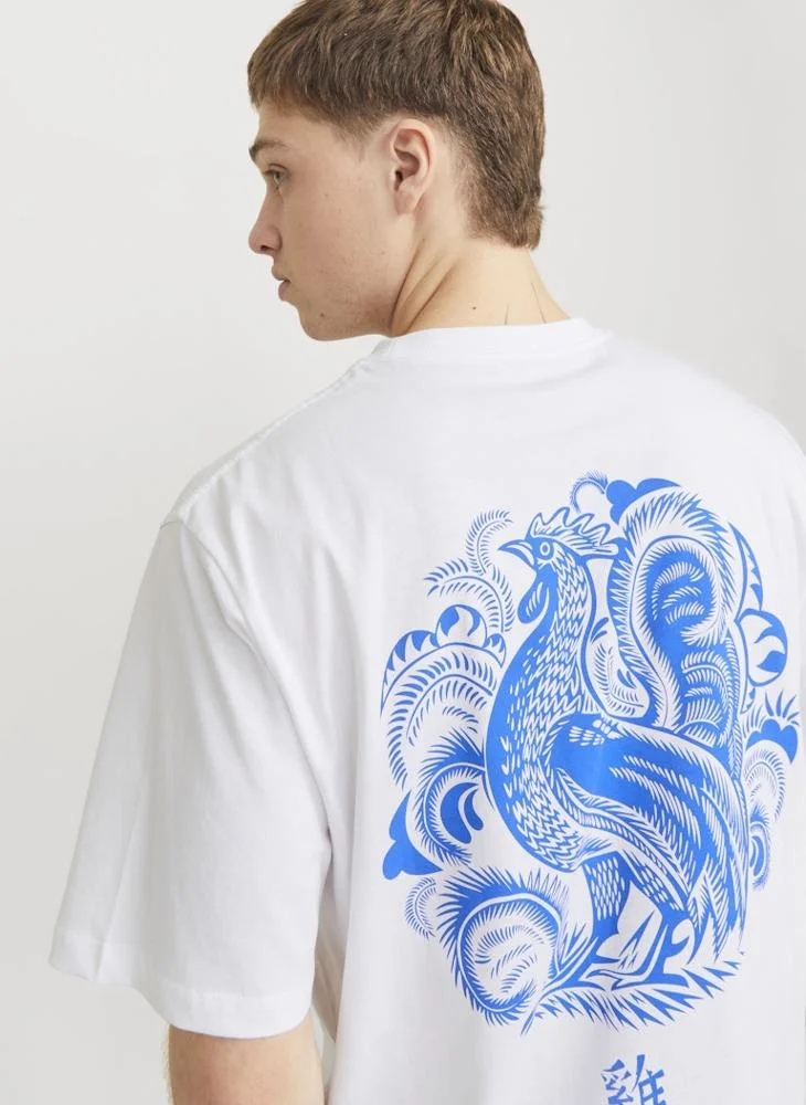 JACK & JONES Jorsnake Logo Crew Neck T-Shrt