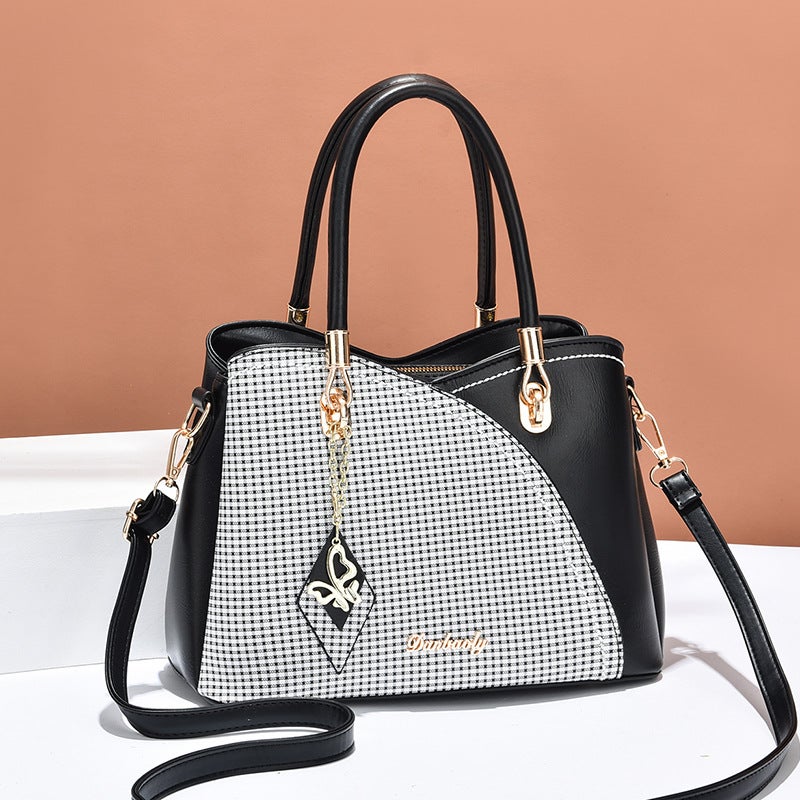 Large Bag Women'S 2022 New Fashion All-Match Color Matching Women'S Crossbody Shoulder Bag Portable Large Capacity Women'S Bag - Image 2