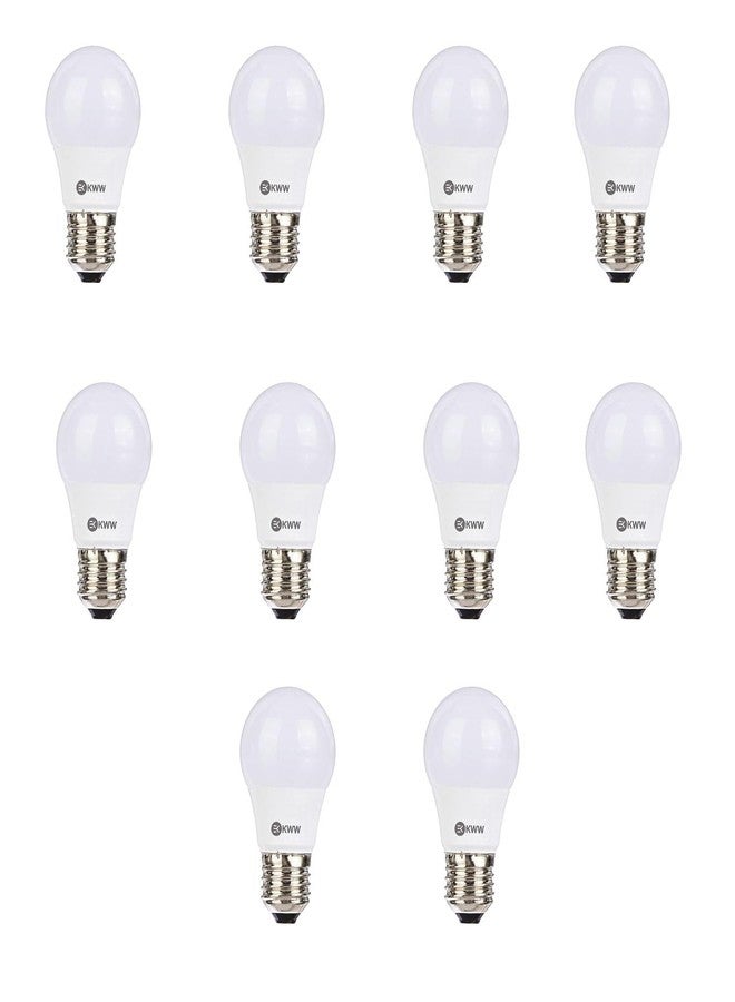 KWW 3W E27 LED Bulb | Energy-Efficient LED Lighting | Low Power Consumption | Low Electricity Bill | LED Bulb for Home, Kitchen, Bathroom, Washroom, Office (White, Pack of 10) - Image 1