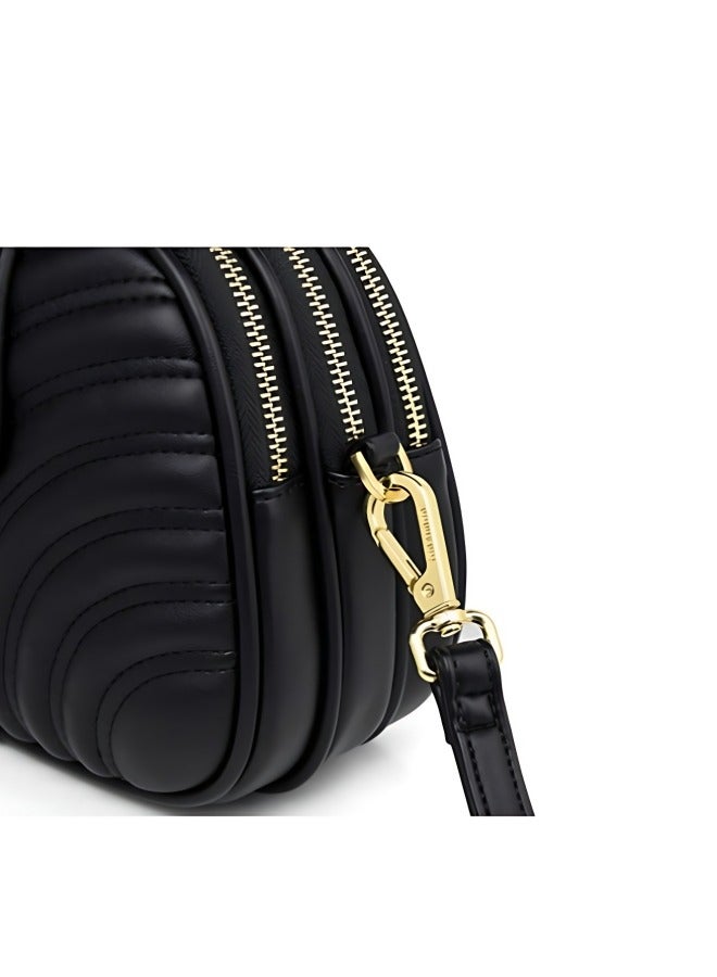Women's PU Leather Shoulder Bag, Ladies Multi-pocket Crossbody Bag Side Bag Satchel Bag Beach Bag Card Holder, Large Capacity Portable Small Bag Mobile Phone Bag Carry Bag for Girls/College Students  - Image 5