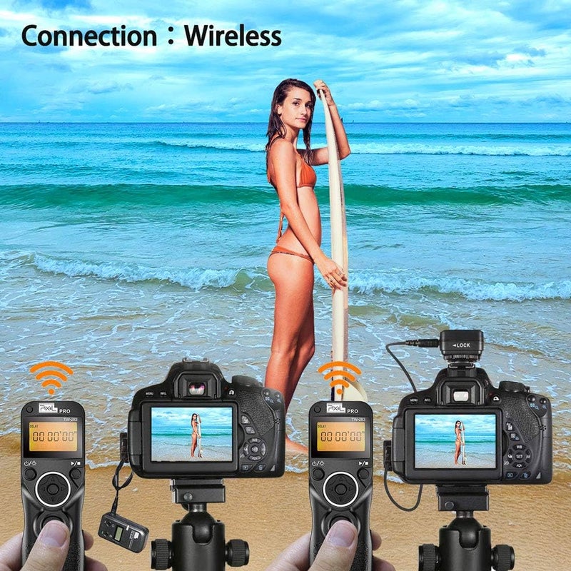 Pixel Remote Shutter Release Compatible for Panasonic, TW-283 L1 Wireless Remote Control Wired Shutter Release Cable Compatible for Panasonic Cameras - Image 5