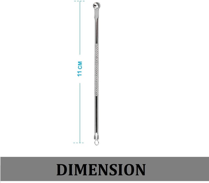INSIME Nose Blackhead remover tool Comedone extractor Acne removal tool | Pimple remover tool for popping White head remover tool | Nose Whitehead Black head remover on face - Image 2