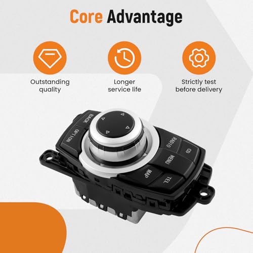 maXpeedingrods 9206444 Media Switch Controller Joystick, 10-Pin, Fit for BMW 5, 7, X3 Series (2007-2017), Replaces 65829206444, 65829206446, 65829212451 - Image 5