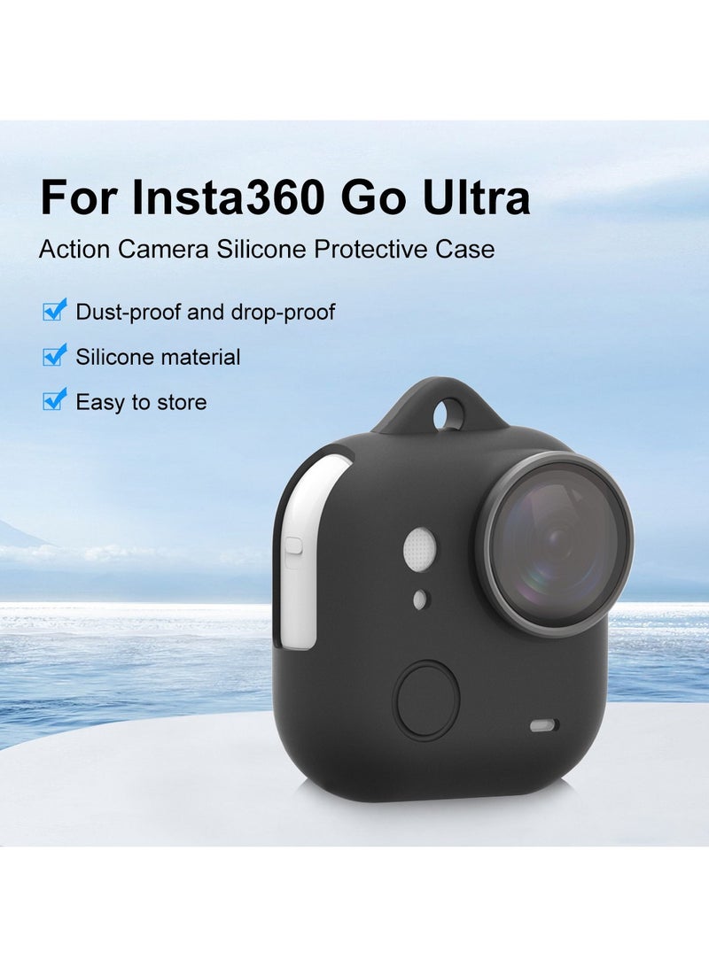 For Insta360 GO Ultra Sports Camera Silicone Case with Lens Protective Cover Shockproof Scratchproof Dustproof - Image 2