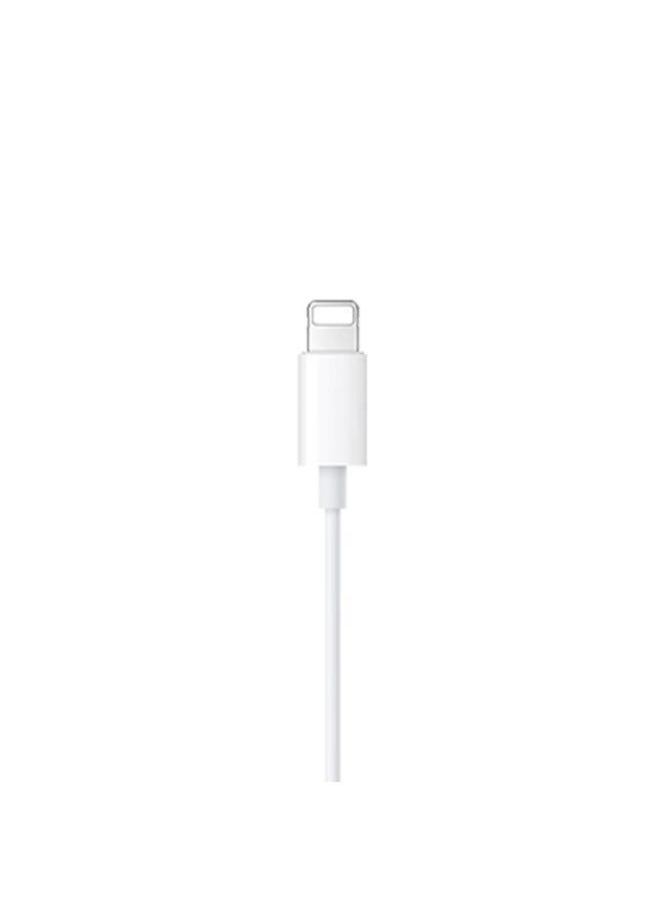 LANEX - LANEX LE06 LIGHTNING HD SOUND EARPHONE (ORIGINAL CHIP) - WHITE - Image 1