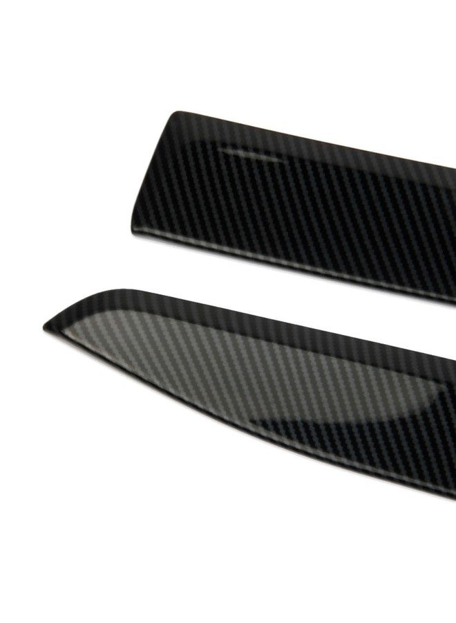 crosselec ملحقات غطاء شريط تزيين لوحة باب السيارة الداخلية من ألياف الكربون من كروسليك لهوندا بايلوت 2023-2024 - Image 5