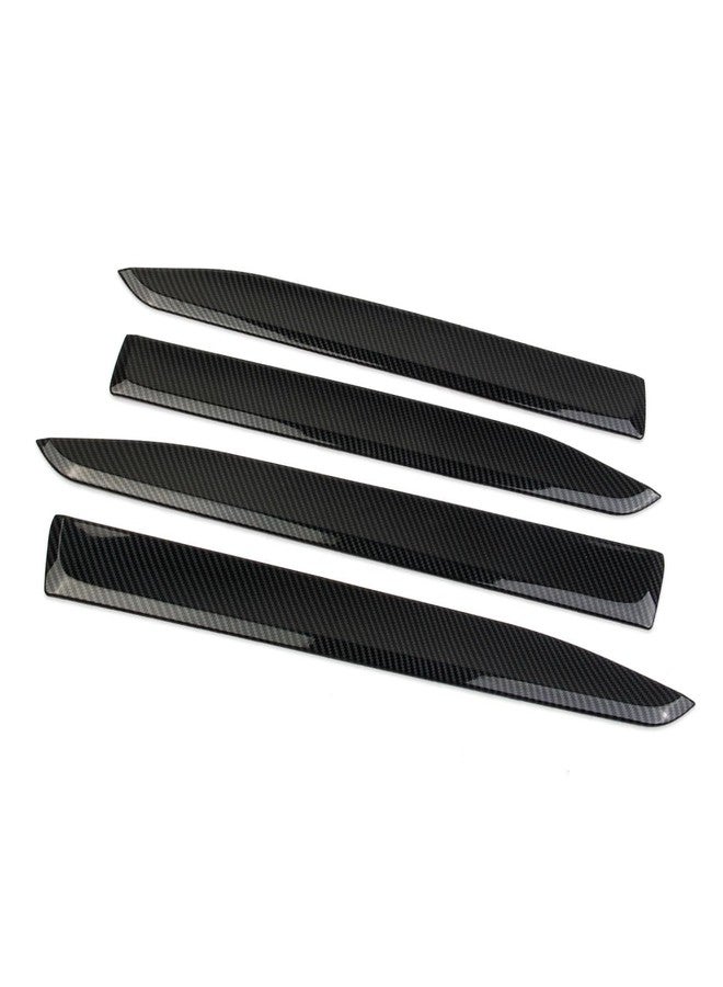 crosselec ملحقات غطاء شريط تزيين لوحة باب السيارة الداخلية من ألياف الكربون من كروسليك لهوندا بايلوت 2023-2024 - Image 2