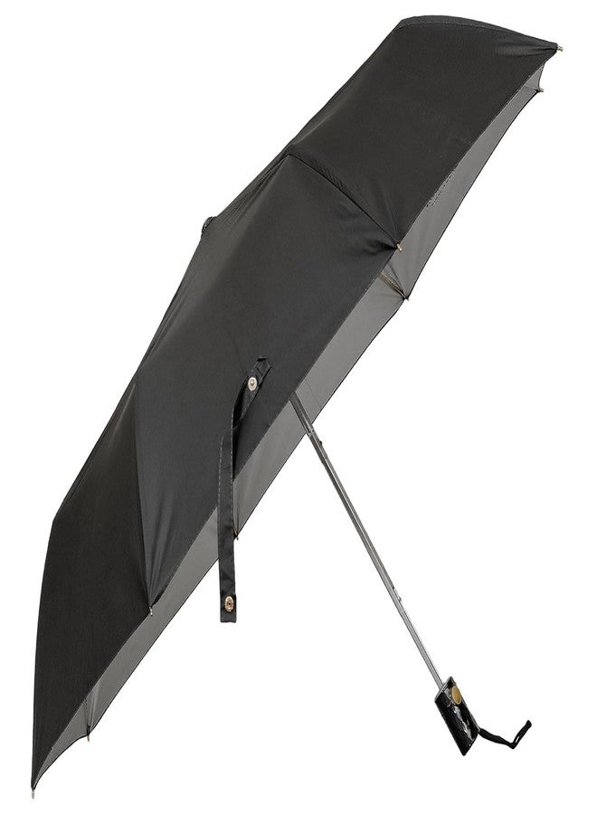 AYUNIX 2-Fold Travel Umbrella - Windproof Compact Black Umbrella for Men & Women - Lightweight, Automatic Open & Close - Portable & Durable for Rain and Sun Protection - Image 1