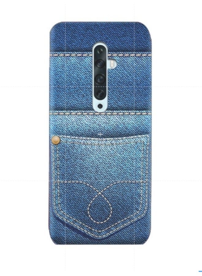 إيه إم سي ديزاين غطاء حماية لهاتف أوبو رينو 2 F أزرق