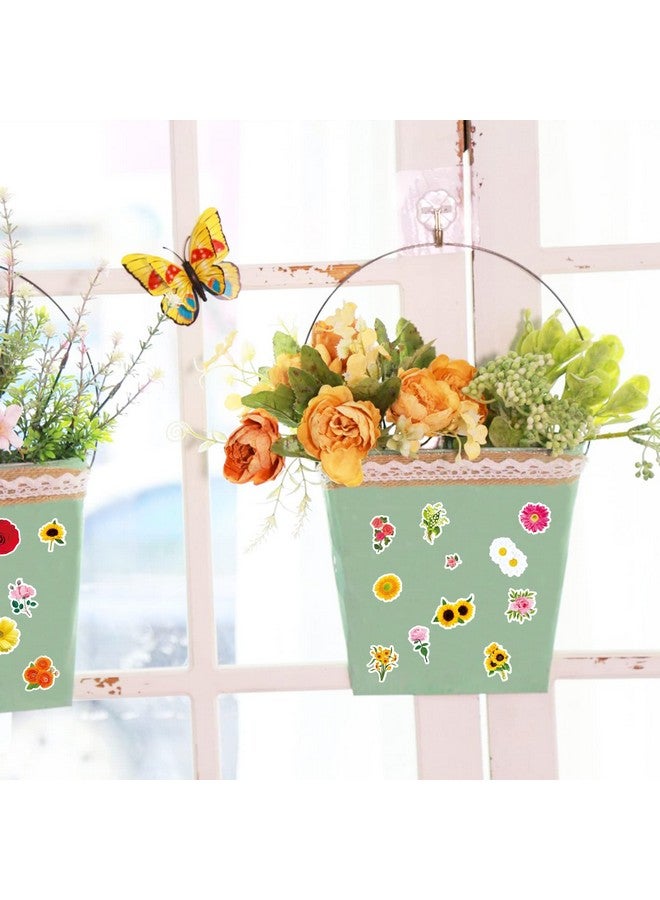 Omlisca Flowers Floral Stickers 650 Pieces Summer Spring Rose Sunflower Hibiscus Stickers Vinyl Stickers For Water Bottle Scrapbook Envelope Laptop Mother'S Day Tea Party Gifts Bags School Classroom Rewards - Image 4