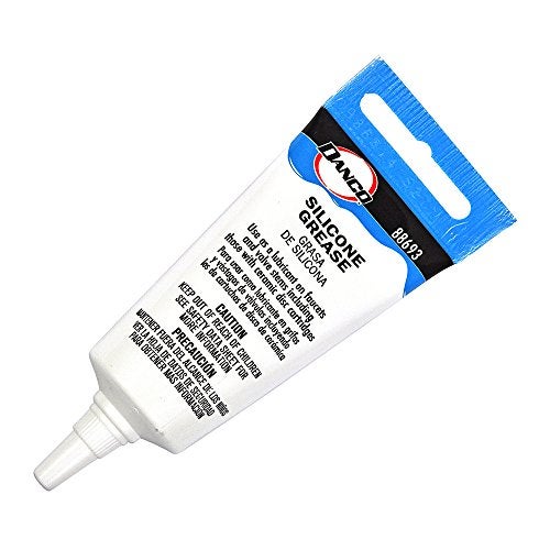 DANCO Waterproof Silicone Faucet Grease  Silicone Sealant  Plumbers valve Grease for Orings  05 oz  1Pack 88693