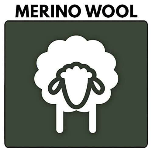 RealTree Heavyweight Merino Wool Tall All Season Boot Socks 1 Pair, Large, Tan/Olive - Image 4