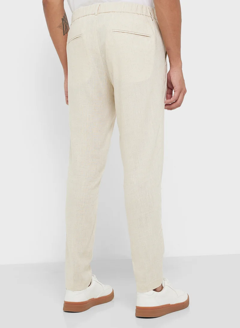 Robert Wood  Linen Trousers for Men | Best Price UAE