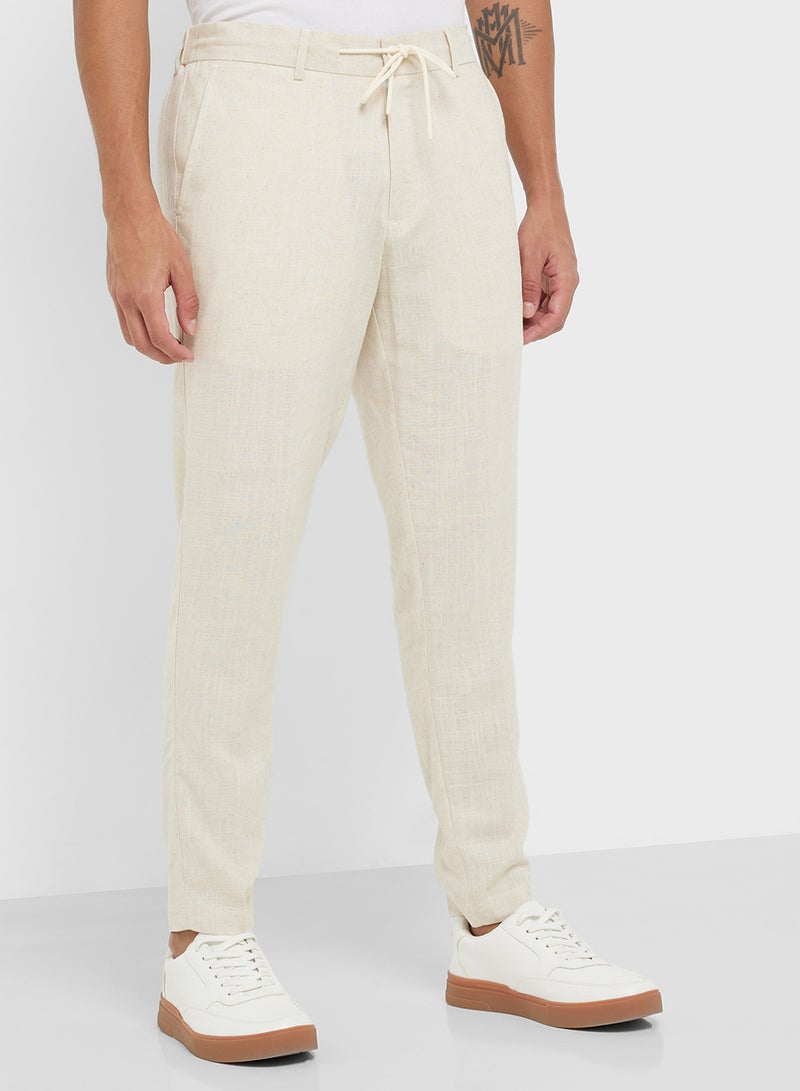 Robert Wood Linen Trousers - Image 1