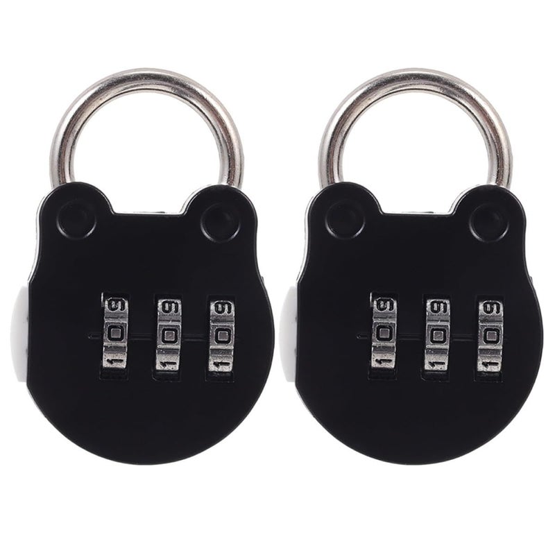 2Pcs Dark Password Travel Lock for Luggage Backpack Locker Suitcase Gym Security - Image 2